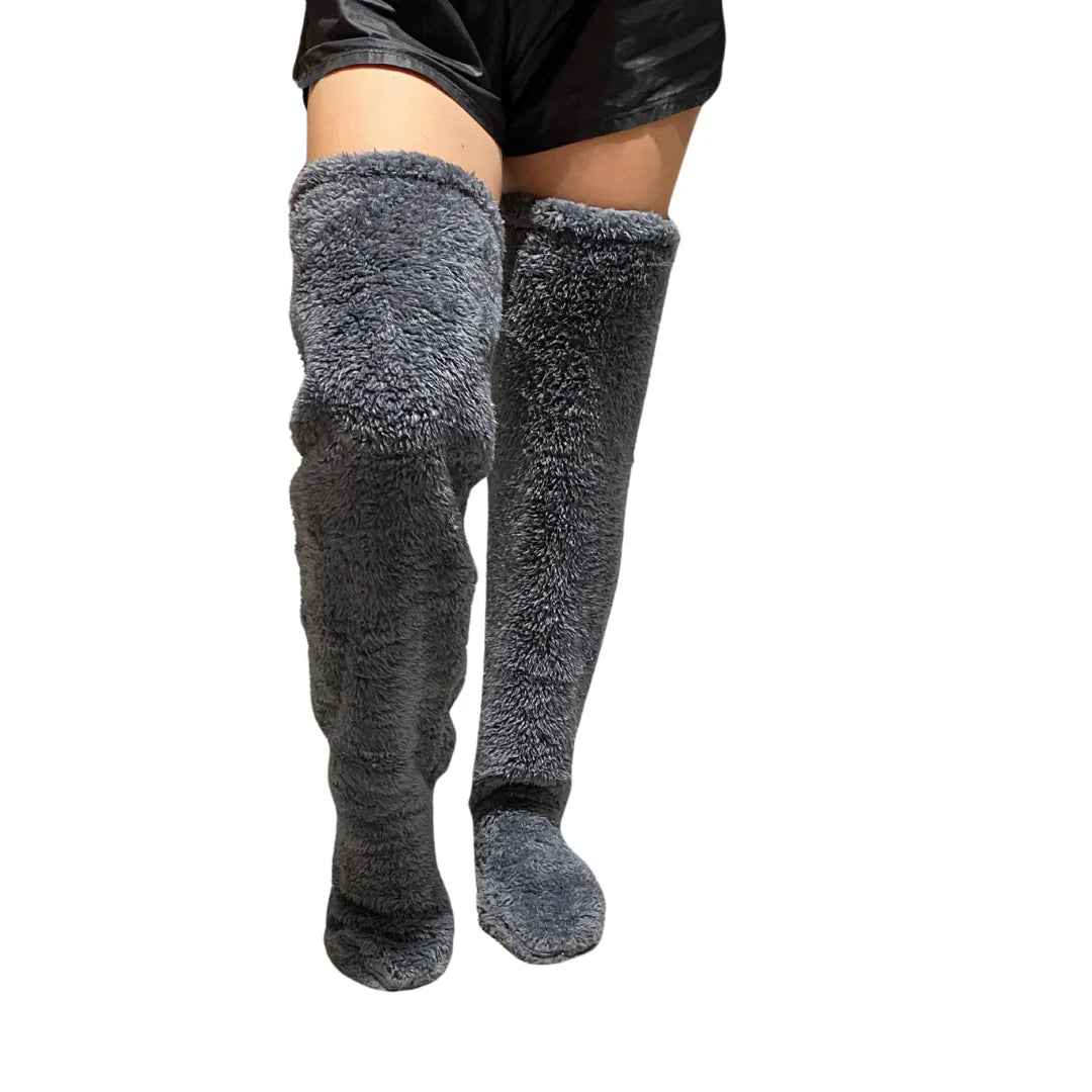 Fuzzy Legs Socken Hausschuhe