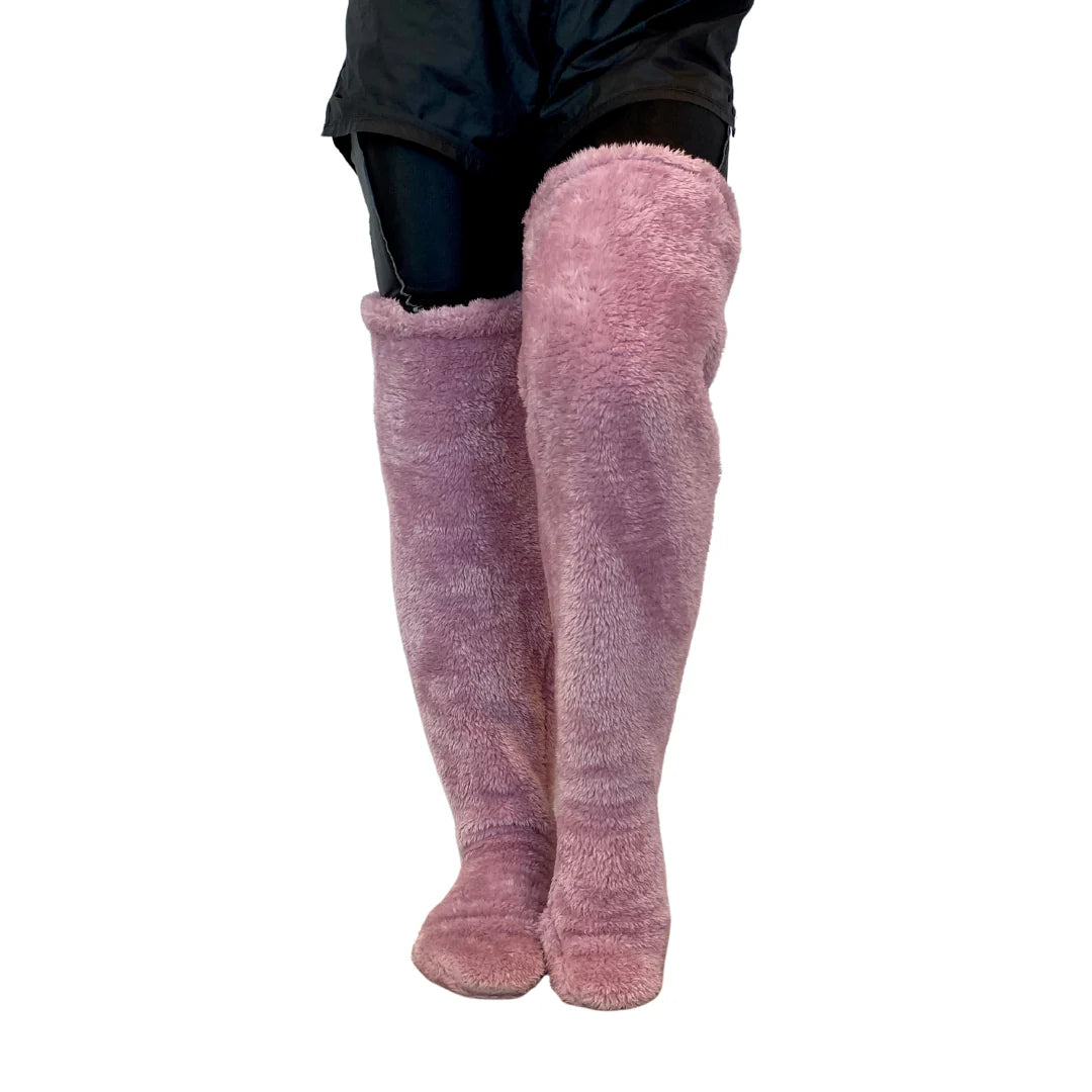 Fuzzy Legs Socken Hausschuhe