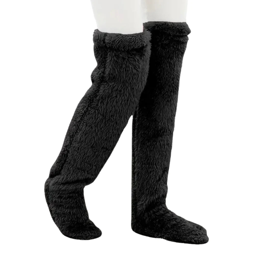 Fuzzy Legs Socken Hausschuhe