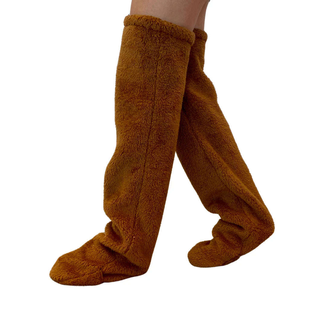 Fuzzy Legs Socken Hausschuhe